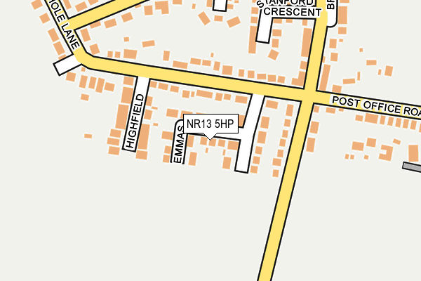 NR13 5HP map - OS OpenMap – Local (Ordnance Survey)