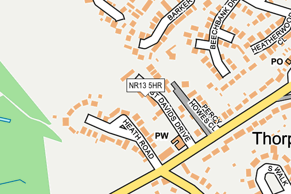 NR13 5HR map - OS OpenMap – Local (Ordnance Survey)