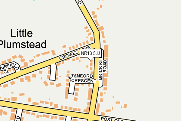 NR13 5JJ map - OS OpenMap – Local (Ordnance Survey)