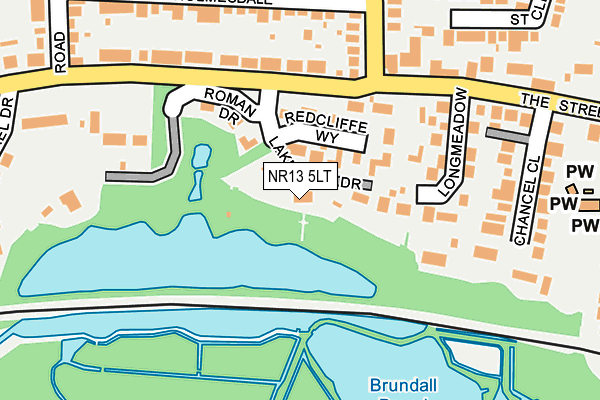 NR13 5LT map - OS OpenMap – Local (Ordnance Survey)
