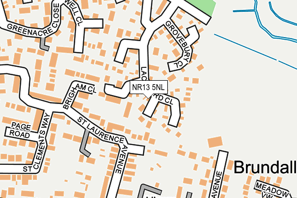 NR13 5NL map - OS OpenMap – Local (Ordnance Survey)