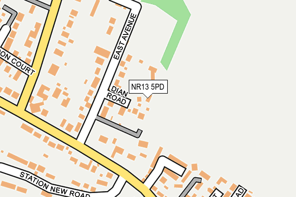 NR13 5PD map - OS OpenMap – Local (Ordnance Survey)