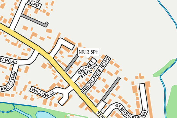 NR13 5PH map - OS OpenMap – Local (Ordnance Survey)