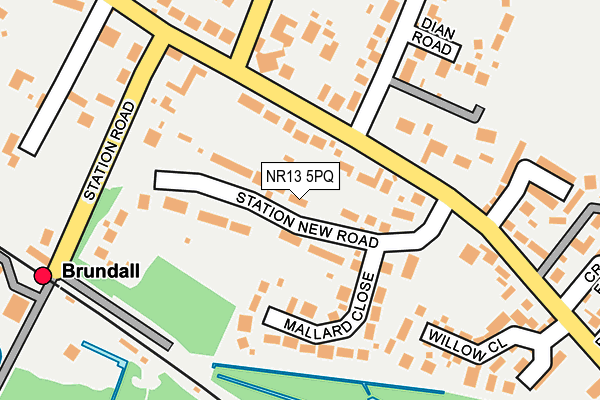 NR13 5PQ map - OS OpenMap – Local (Ordnance Survey)