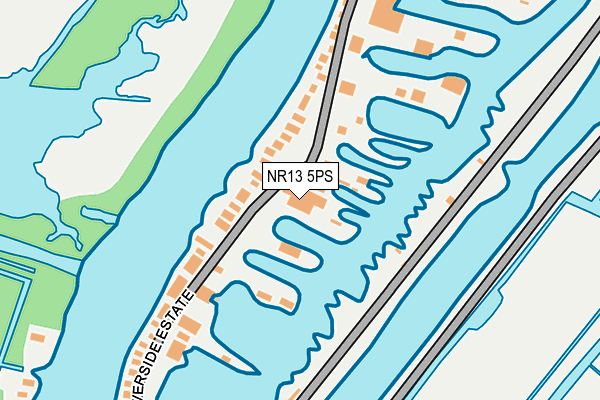 NR13 5PS map - OS OpenMap – Local (Ordnance Survey)