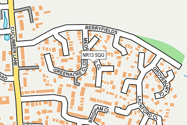 NR13 5QG map - OS OpenMap – Local (Ordnance Survey)