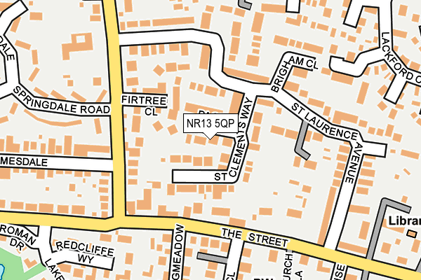 NR13 5QP map - OS OpenMap – Local (Ordnance Survey)