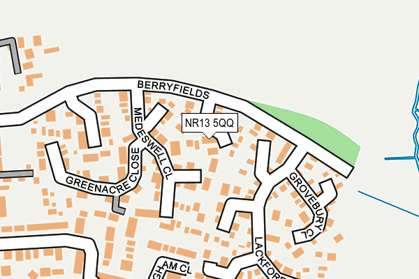 NR13 5QQ map - OS OpenMap – Local (Ordnance Survey)