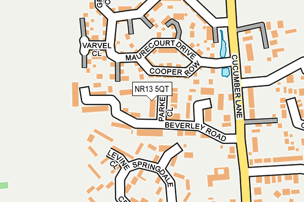 NR13 5QT map - OS OpenMap – Local (Ordnance Survey)