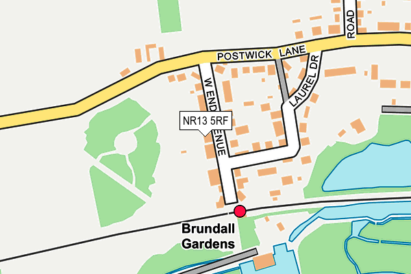 NR13 5RF map - OS OpenMap – Local (Ordnance Survey)