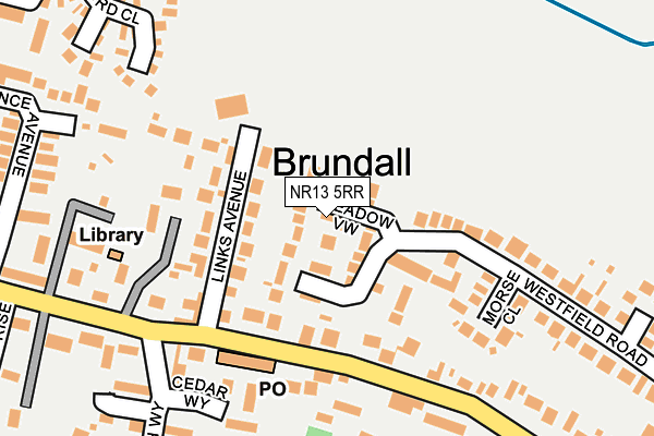 NR13 5RR map - OS OpenMap – Local (Ordnance Survey)