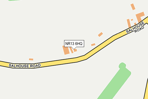 NR13 6HQ map - OS OpenMap – Local (Ordnance Survey)