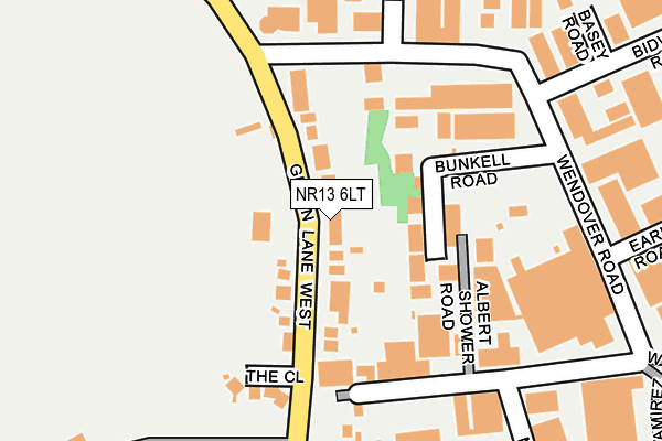 NR13 6LT map - OS OpenMap – Local (Ordnance Survey)
