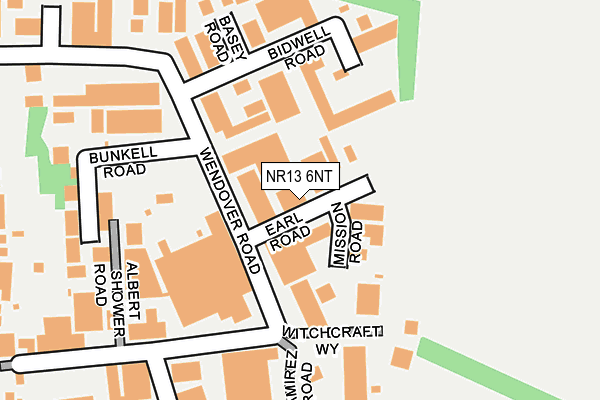 NR13 6NT map - OS OpenMap – Local (Ordnance Survey)