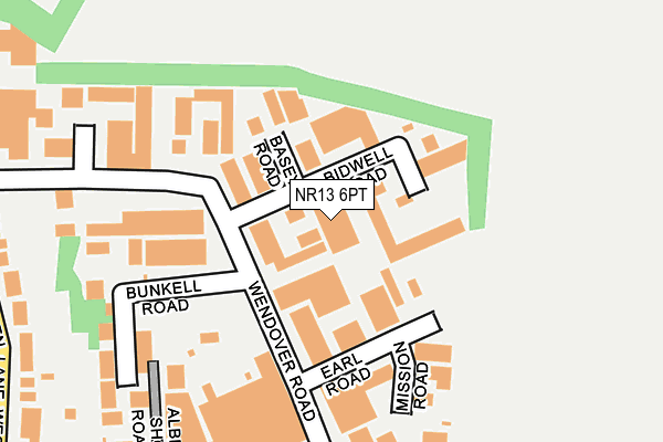 NR13 6PT map - OS OpenMap – Local (Ordnance Survey)