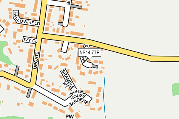 NR14 7TP map - OS OpenMap – Local (Ordnance Survey)