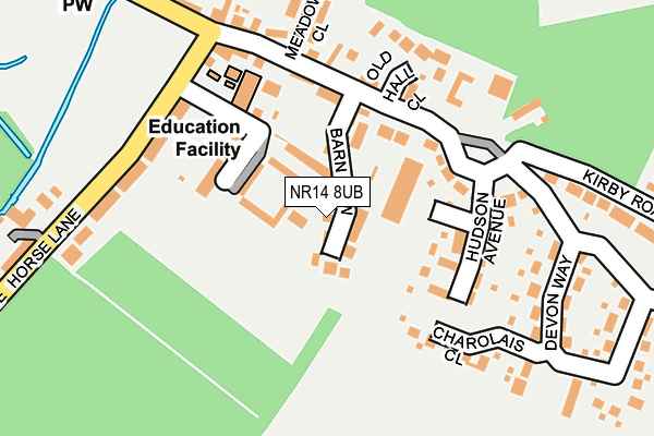 Map of THE LEARNING SPA LIMITED at local scale