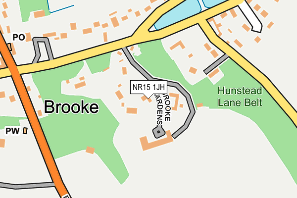 Map of BROOKE GARDENS MANAGEMENT LIMITED at local scale