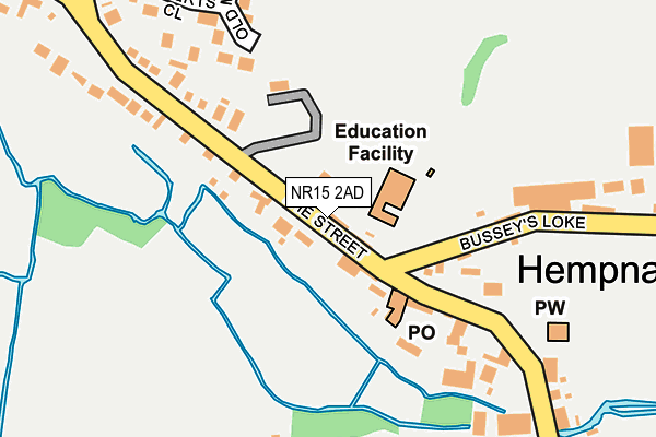 Map of RPWEBB LIMITED at local scale