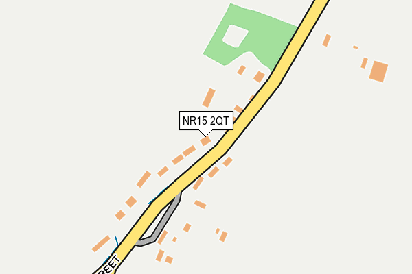 NR15 2QT map - OS OpenMap – Local (Ordnance Survey)