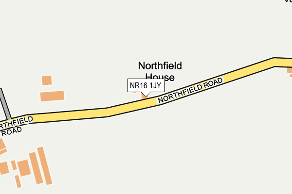 NR16 1JY map - OS OpenMap – Local (Ordnance Survey)