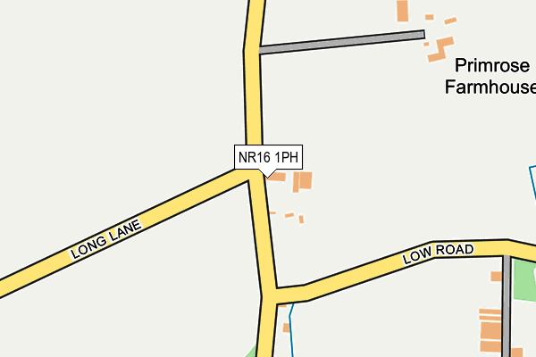 NR16 1PH map - OS OpenMap – Local (Ordnance Survey)
