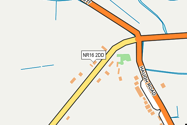 NR16 2DD map - OS OpenMap – Local (Ordnance Survey)