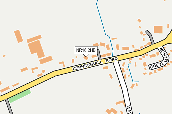 NR16 2HB map - OS OpenMap – Local (Ordnance Survey)