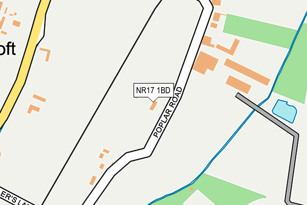 Map of LEYS FARM LIMITED at local scale
