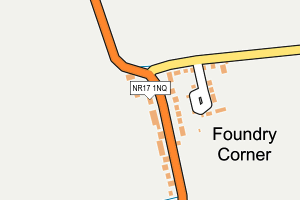 Map of FOUNDRY GROUNDWORKS LTD at local scale