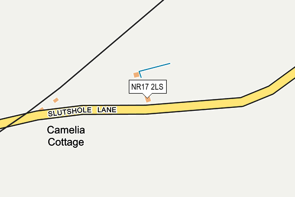 NR17 2LS map - OS OpenMap – Local (Ordnance Survey)
