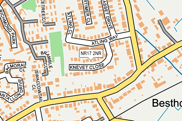 NR17 2NR map - OS OpenMap – Local (Ordnance Survey)