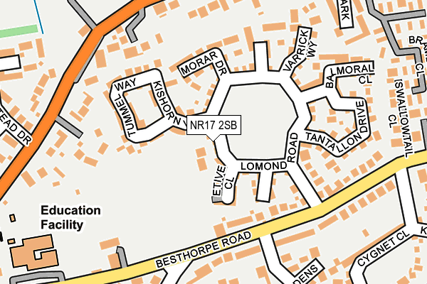 Map of J.T.D. LTD. at local scale