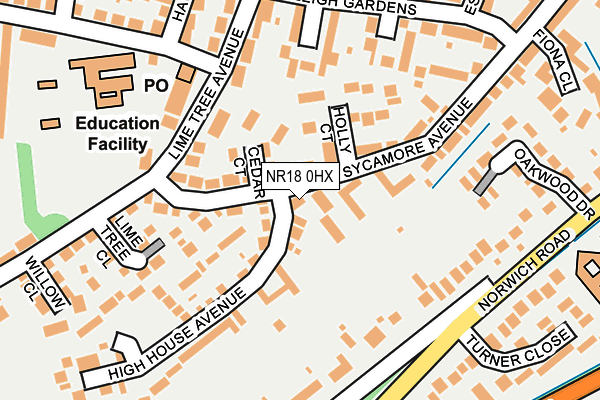 Map of MANCHET LUCAST LTD at local scale