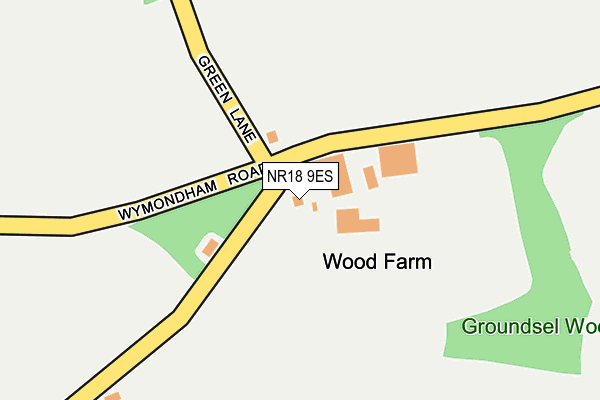 Map of CROWNTHORPE LIMITED at local scale