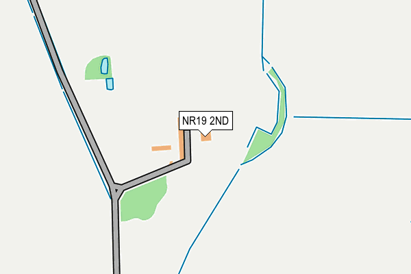 NR19 2ND map - OS OpenMap – Local (Ordnance Survey)