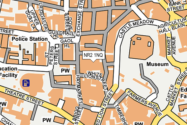 NR2 1NQ map - OS OpenMap – Local (Ordnance Survey)