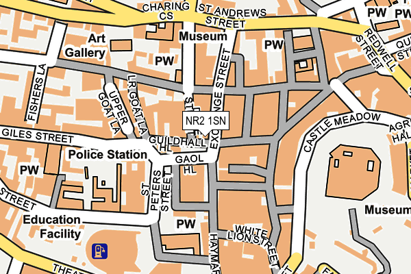 NR2 1SN map - OS OpenMap – Local (Ordnance Survey)