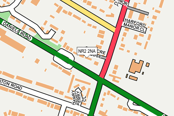 NR2 2NA map - OS OpenMap – Local (Ordnance Survey)