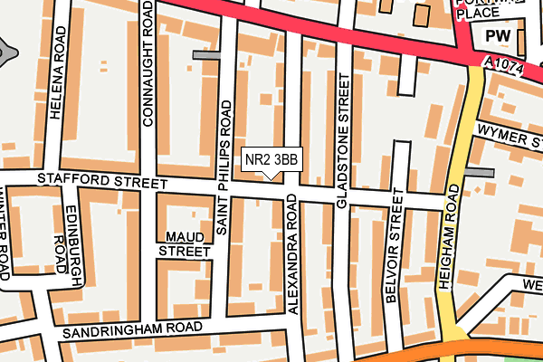 NR2 3BB map - OS OpenMap – Local (Ordnance Survey)