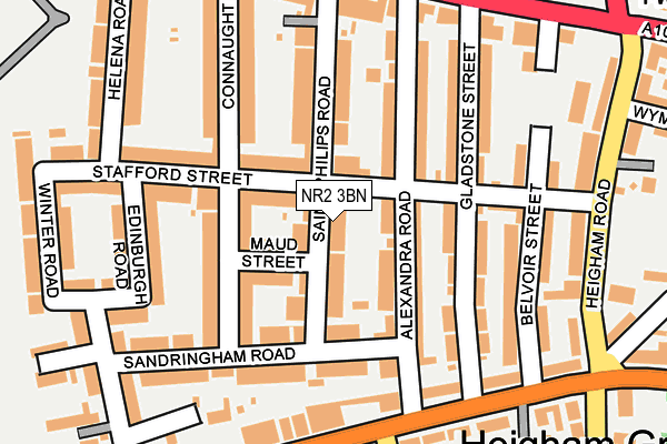 NR2 3BN map - OS OpenMap – Local (Ordnance Survey)