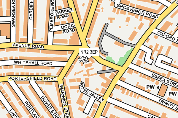 NR2 3EP map - OS OpenMap – Local (Ordnance Survey)