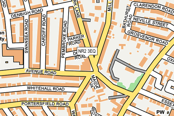 NR2 3EQ map - OS OpenMap – Local (Ordnance Survey)