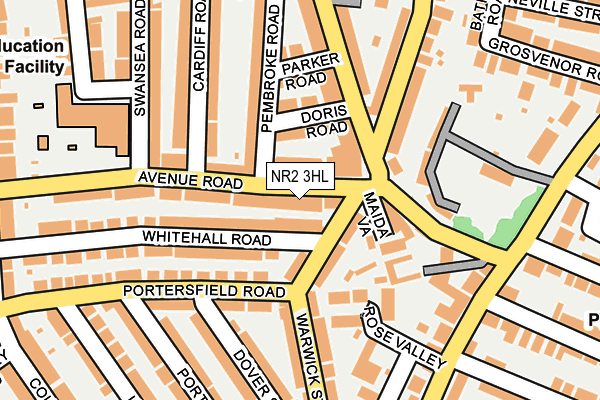 NR2 3HL map - OS OpenMap – Local (Ordnance Survey)