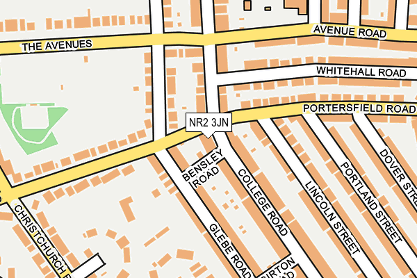 NR2 3JN map - OS OpenMap – Local (Ordnance Survey)
