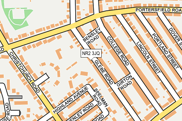 NR2 3JQ map - OS OpenMap – Local (Ordnance Survey)
