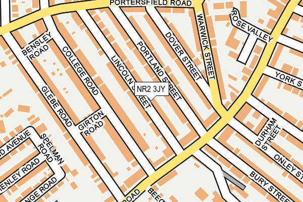 NR2 3JY map - OS OpenMap – Local (Ordnance Survey)