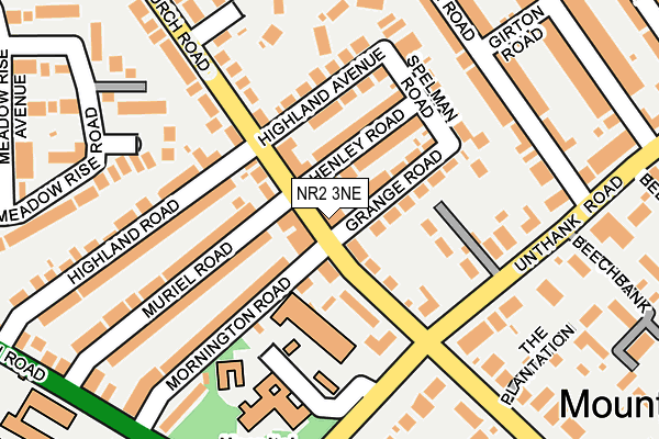 NR2 3NE map - OS OpenMap – Local (Ordnance Survey)