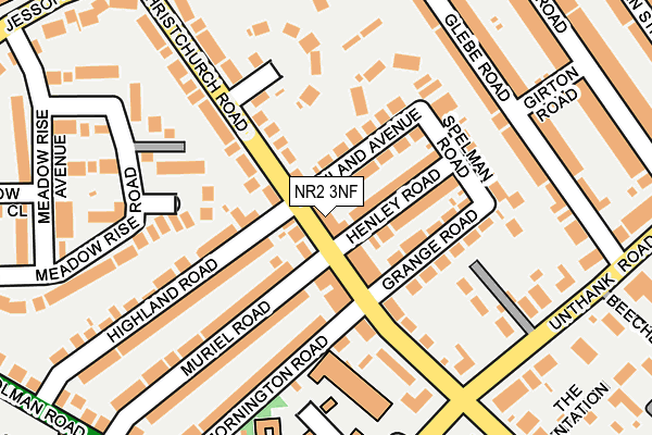 NR2 3NF map - OS OpenMap – Local (Ordnance Survey)