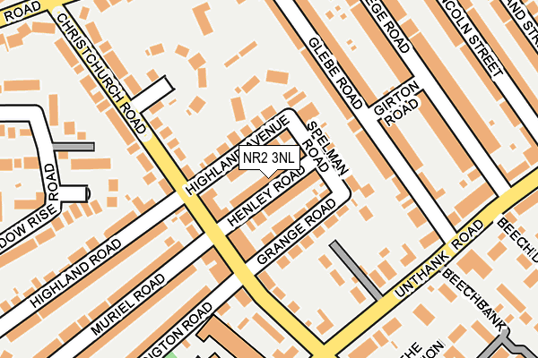 NR2 3NL map - OS OpenMap – Local (Ordnance Survey)